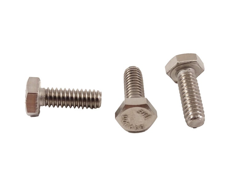 Chenango Supply 1/4-20 x 3/4 Stainless Steel Hex Head Bolts â€“ 304 Stainless, USS Coarse Thread, Corrosion-Resistant Hex Bolts, 100 Pieces - Image 1
